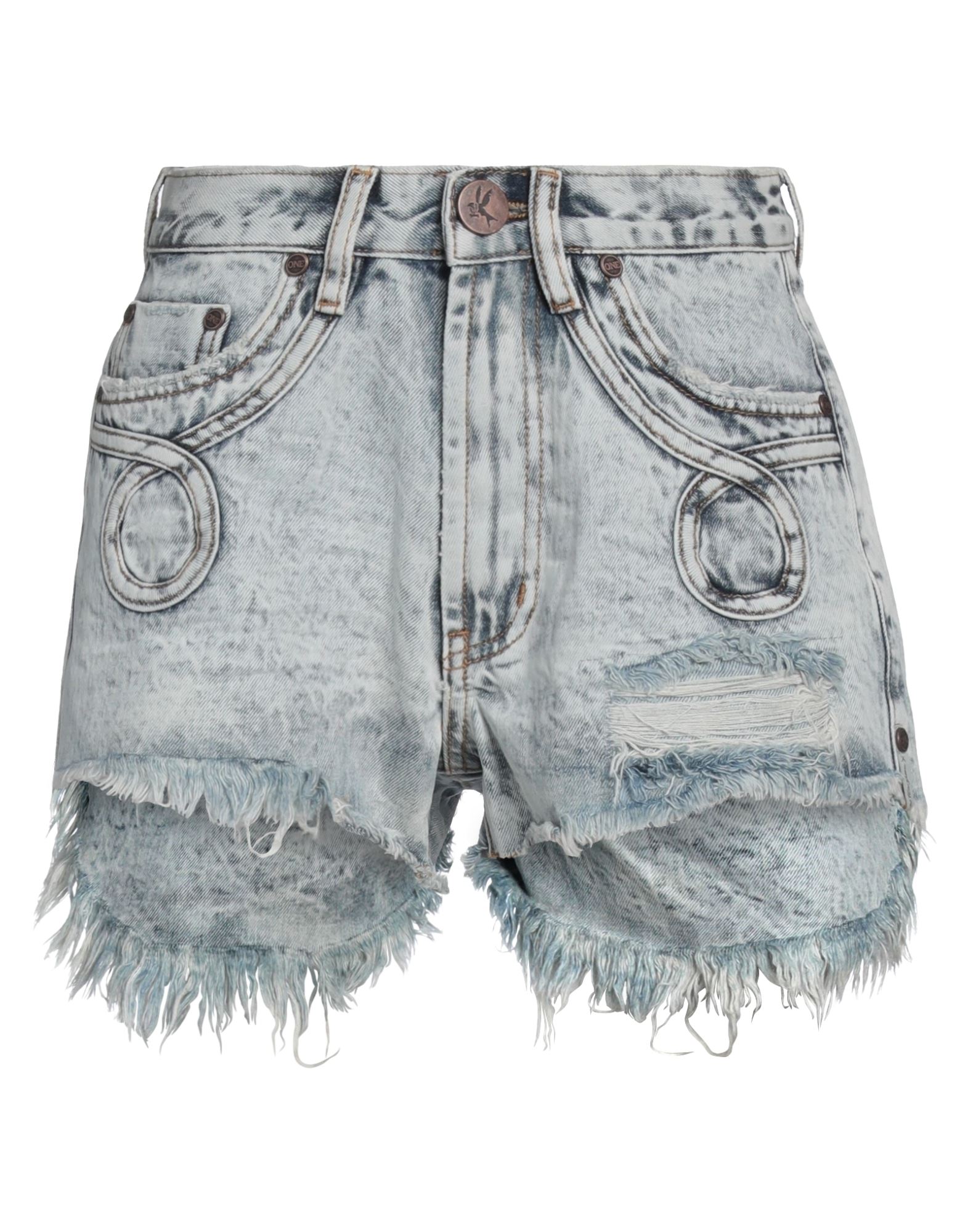 ONE TEASPOON BOTTOMWEAR Denim σορτς
