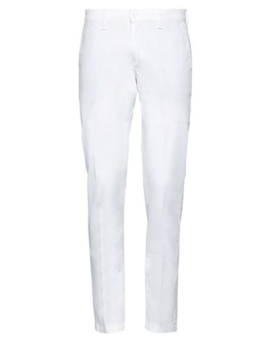 Martin Zelo Man Pants White Size 30 Cotton, Elastane