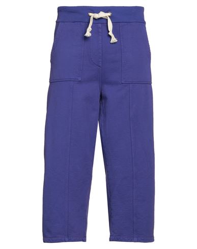 Novemb3r Man Cropped Pants Purple Size Xs Cotton