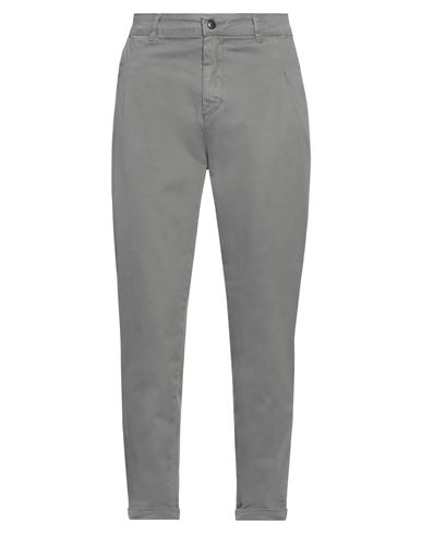 Stilosophy Man Cropped Pants Grey Size 34 Cotton, Elastane