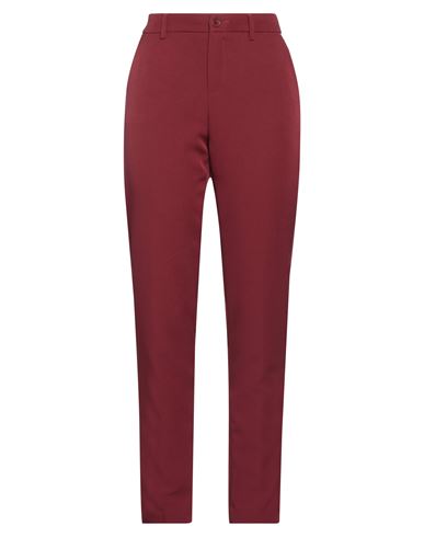 Liu •jo Woman Pants Burgundy Size 12 Polyester, Elastane In Red