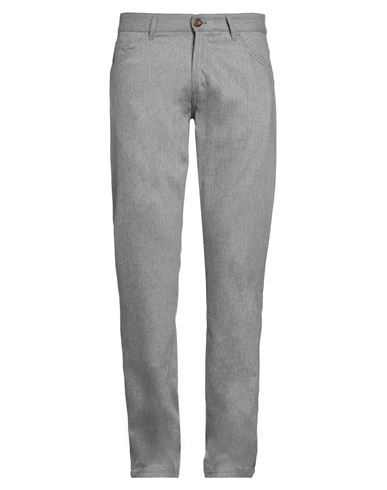 Shop Pt Torino Man Pants Grey Size 34 Virgin Wool, Elastane