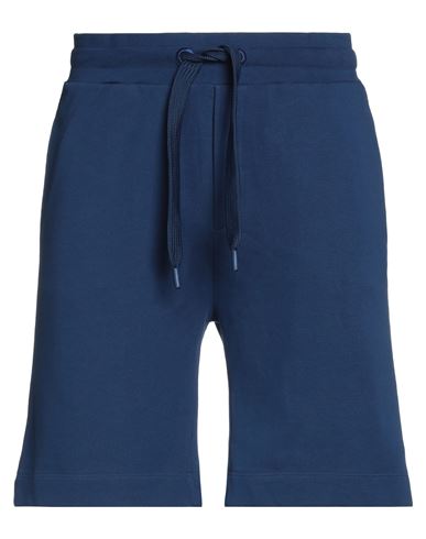 Trussardi Man Shorts & Bermuda Shorts Blue Size Xl Cotton