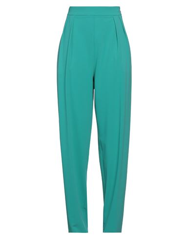 Patrizia Pepe Woman Pants Turquoise Size 6 Polyester, Elastane In Blue