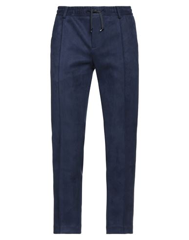 Grey Daniele Alessandrini Man Pants Navy Blue Size 30 Polyester, Elastane