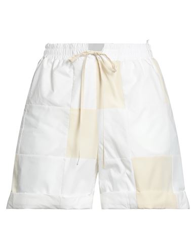 Nanushka Woman Shorts & Bermuda Shorts Off White Size Xxs Cotton