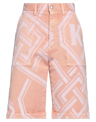 Koché Woman Shorts & Bermuda Shorts Blush Size S Cotton, Elastane, Polyester, Ovine Leather In Pink