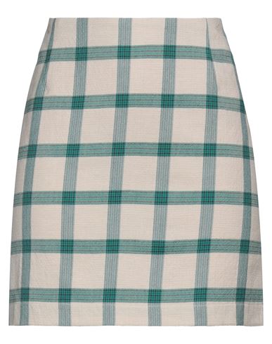 Katia Giannini Woman Mini Skirt Beige Size 6 Virgin Wool, Cotton