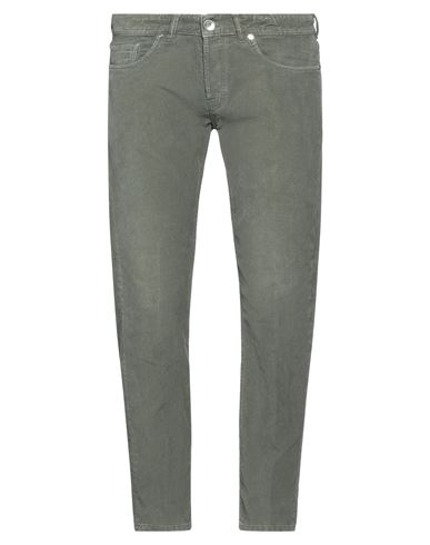 Eleventy Man Pants Sage Green Size 33 Cotton, Polyester