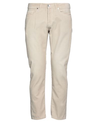 Eleventy Man Pants Beige Size 34 Cotton, Polyester