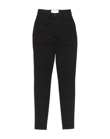 One Teaspoon Woman Jeans Black Size 22 Viscose, Cotton, Lyocell, Polyester, Elastane