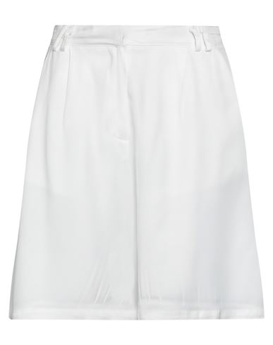 Silvian Heach Woman Shorts & Bermuda Shorts Ivory Size 2 Viscose In White