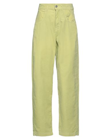 Massimo Alba Woman Pants Acid Green Size 26 Cotton