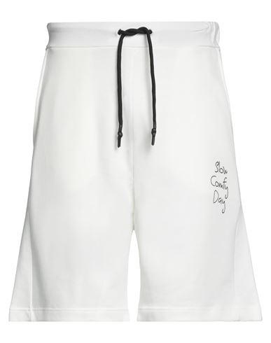 Slow Comfy Day Man Shorts & Bermuda Shorts White Size Xl Cotton