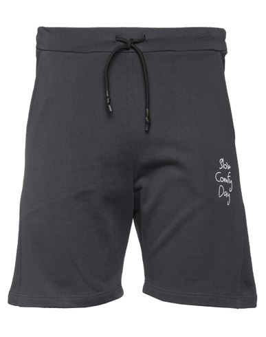 Slow Comfy Day Man Shorts & Bermuda Shorts Steel Grey Size L Cotton