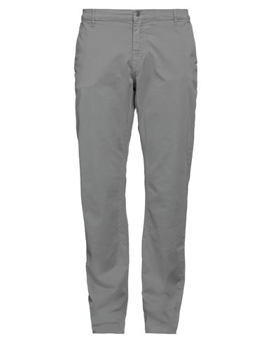 Shop Grey Daniele Alessandrini Man Pants Grey Size 40 Cotton, Elastane