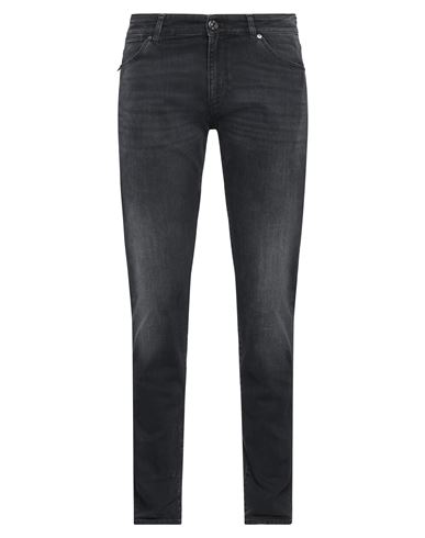 Pt Torino Man Jeans Black Size 33 Cotton, Modal, Polyester, Elastane