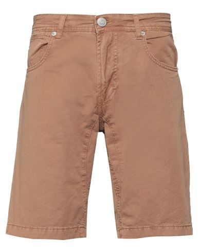 Gaudì Man Shorts & Bermuda Shorts Camel Size 33 Cotton In Brown