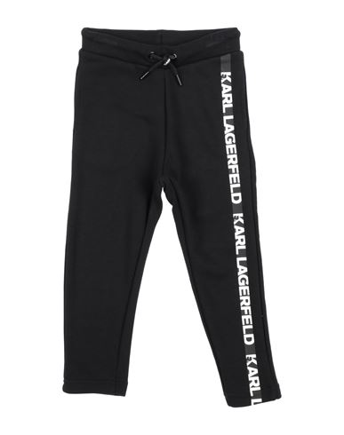 Karl Lagerfeld Babies'  Toddler Boy Pants Black Size 6 Cotton, Polyester