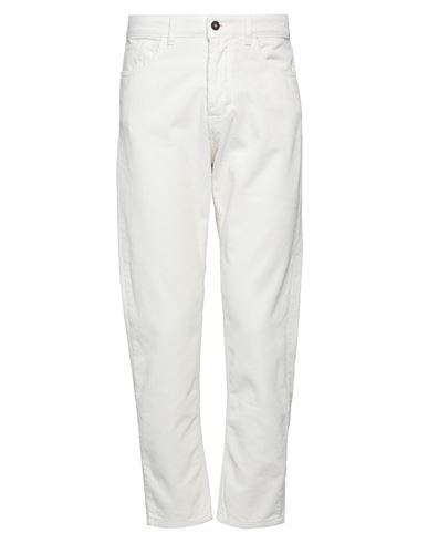 Stilosophy Man Pants Cream Size 28 Cotton In White