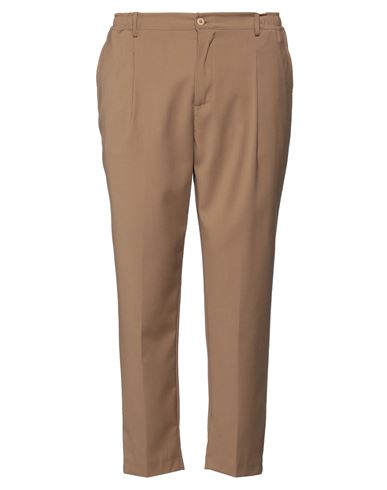 Stilosophy Man Pants Khaki Size 36 Polyester, Viscose, Elastane In Beige