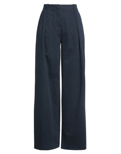 Tomas Maier Woman Pants Navy Blue Size 26 Cotton, Elastane