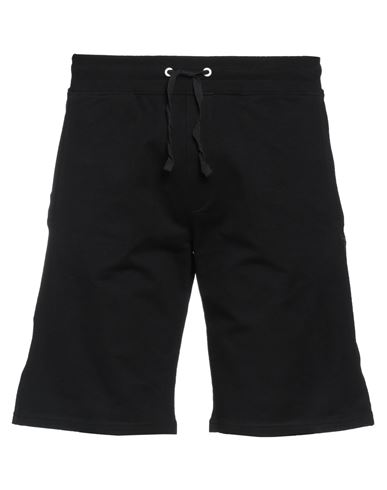 Guess Man Shorts & Bermuda Shorts Black Size L Organic Cotton, Elastane