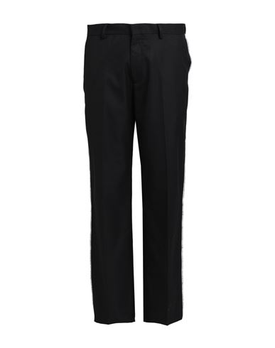 Topman Man Pants Black Size 32w-32l Polyester, Viscose
