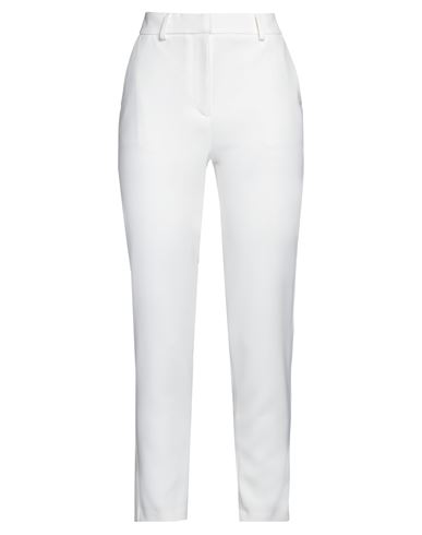 Shop Atos Lombardini Woman Pants Ivory Size 6 Polyester, Elastane In White