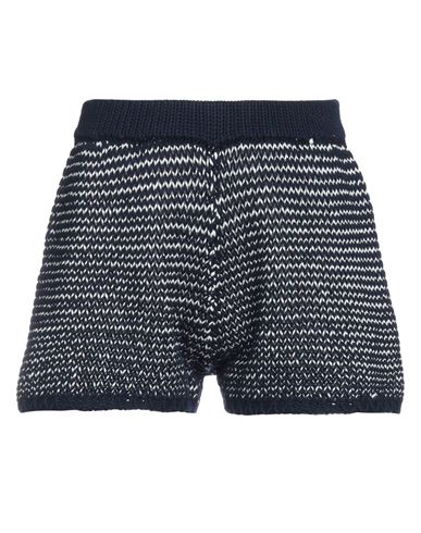 Rosie Assoulin Woman Shorts & Bermuda Shorts Navy Blue Size S Cotton