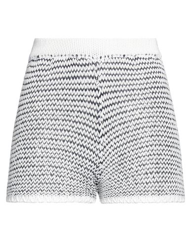 Rosie Assoulin Woman Shorts & Bermuda Shorts White Size S Cotton