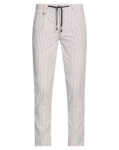 Barbati Man Pants White Size 36 Cotton, Polyester