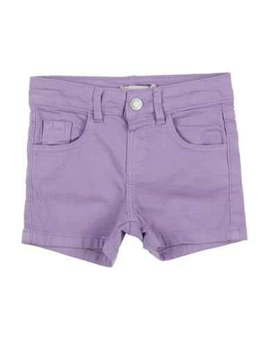 Name It® Babies' Name It Toddler Girl Denim Shorts Lilac Size 6 Cotton, Elastane In Purple