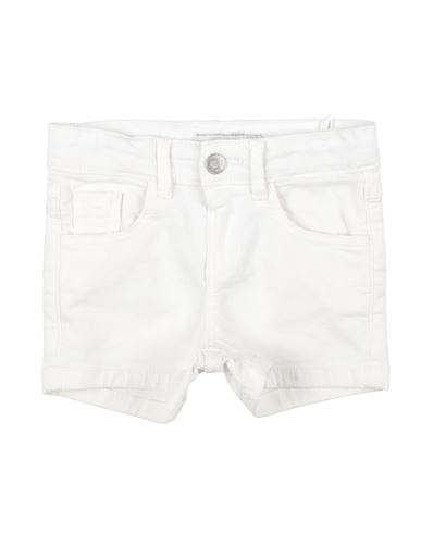 Name It® Babies' Name It Toddler Girl Denim Shorts White Size 6 Cotton, Elastane