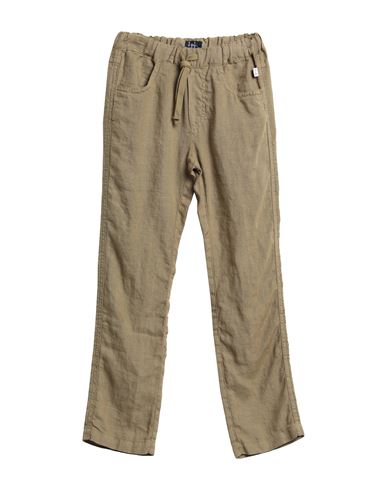 Il Gufo Babies'  Toddler Girl Pants Military Green Size 6 Linen