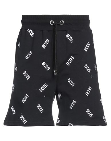 Gcds Man Shorts & Bermuda Shorts Black Size Xl Cotton
