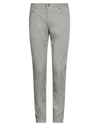 Camouflage Ar And J. Man Pants Grey Size 34 Cotton, Elastane