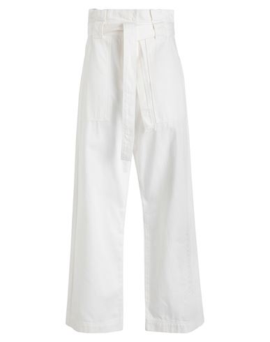 Karl Lagerfeld Woman Denim Pants White Size 25 Cotton