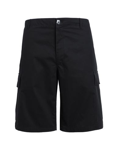 Shop Kenzo Man Shorts & Bermuda Shorts Black Size 26 Cotton