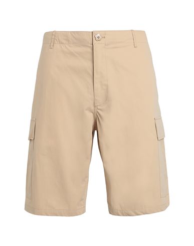 Shop Kenzo Man Shorts & Bermuda Shorts Sand Size 36 Cotton In Beige