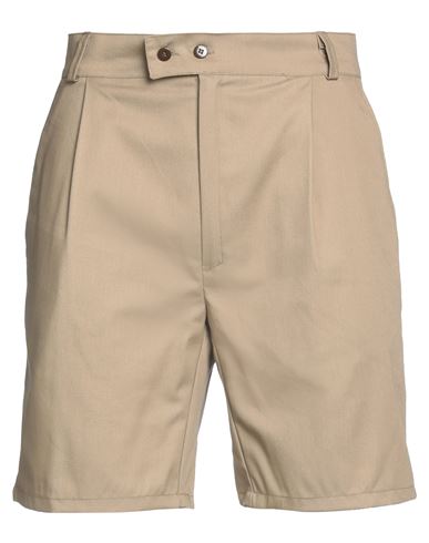 Beaucoup .., Man Shorts & Bermuda Shorts Khaki Size 32 Cotton, Polyester In Beige