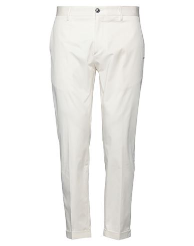 Liu •jo Man Man Pants Off White Size 26 Cotton, Elastane