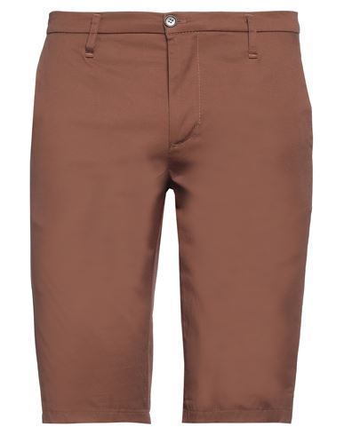 Imperial Man Shorts & Bermuda Shorts Brown Size 30 Cotton, Elastane