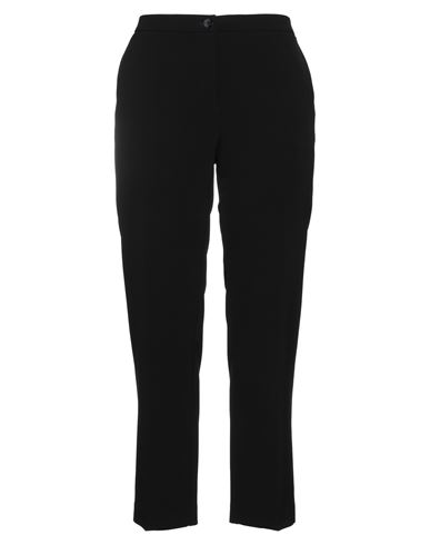 Angelo Marani Woman Pants Black Size 14 Polyester, Elastane