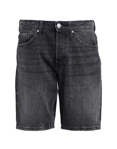 Only & Sons Man Denim Shorts Black Size L Cotton