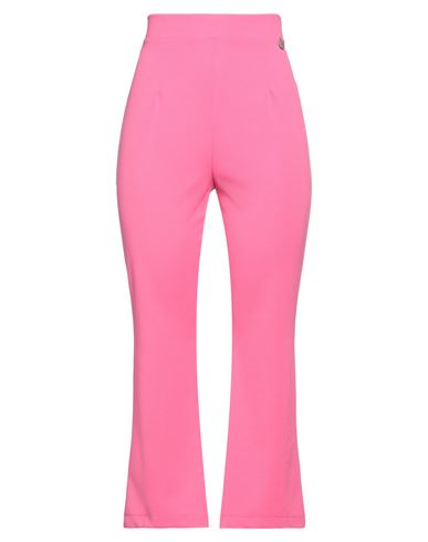 Berna Woman Pants Fuchsia Size M Polyester, Elastane In Pink