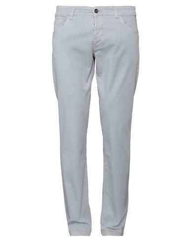 Shop New England Man Pants Light Grey Size 38 Cotton, Elastane