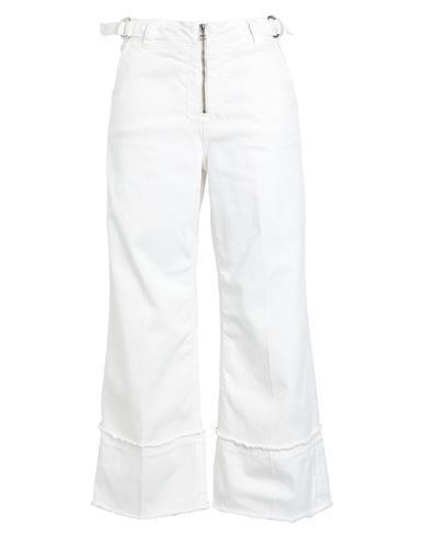 Max & Co . Woman Pants White Size 4 Cotton, Elastane