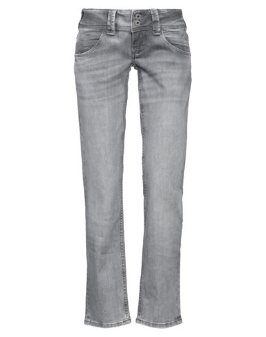 Pepe Jeans Woman Jeans Grey Size 26w-30l Cotton, Elastane