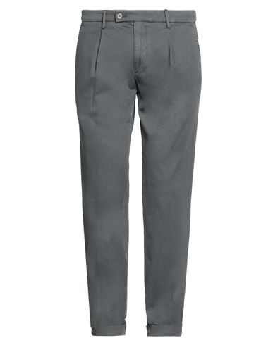 Michael Coal Man Pants Lead Size 33 Cotton, Elastane In Grey